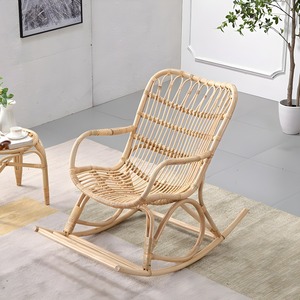 High quality recliner rocking <b>chair</b> for indoor outdoor living space rattan rocker recliners - Product Image 3