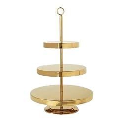 Soporte para Pastel de Metal Resistente de 2 Niveles Chapado en Oro de Alta Calidad, Perfecto para Bodas, Fiestas y Exhibición de Postres, Duradero - Product Image 4