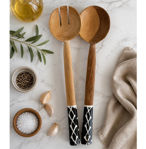 <b>Wedding</b> Party Events Tableware Wooden Spoon With Elegant Printed Handle premium Quality & Top price - Product Image 1
