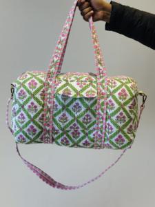 Bolsa de Lona Acolchada Estilo Boho Vintage, Ligera y Ecológica, Personalizable, de Algodón Estampado de Calidad con Cierre, para Mujer, Superventas - Product Image 3