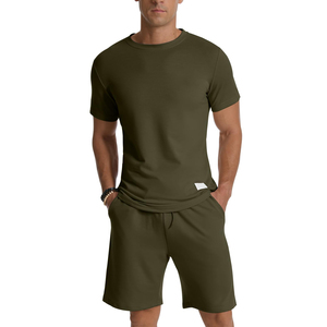 Conjunto Deportivo Informal y Transpirable de Verano, Pantalones Cortos Deportivos para Gimnasio y Calle, Colores y Tallas Personalizables - Product Image 3