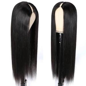Pelucas con Parte en V de Cabello Remy Brasileño, Aspecto Natural, Suaves y Lisas, Fabricación Personalizada, Venta al por Mayor, Suministros de Belleza - Product Image 2