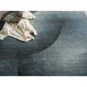 พรมปูพื้นสีเขียวทะเลทำด้วยมือผ้าไหมไม้ไผ่เป้าตกแต่งเจ้าของบ้าน - Product Image 3