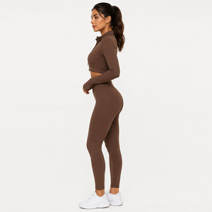 Women 3 Piece Set <b>Workout</b> Sport Bra Training <b>Jacket</b> Compression Leggings 3 Piece Set Women's <b>Workout</b> Wear 3 Piece Activewear - Product Image 4