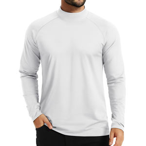 Best Quality Hot Selling Base Layer <b>Men's</b> <b>Shirts</b> Customizable Full Sleeve Tight Fit Moisture Wicking Performance Compression - Product Image 2