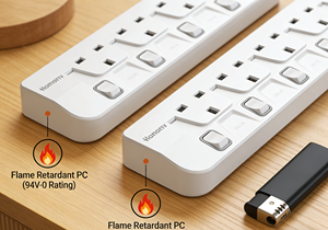 Fabrication en usine, OEM, série BETA, type britannique standard, protection contre les surtensions et la mise à la terre, prise commerciale 13A à 4 sorties - Product Image 2