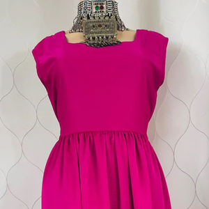 ชุดสตรีสไตล์อัฟกานิแบบชนเผ่า ผ้าฝ้าย 100% คุณภาพสูง เป็นมิตรกับสิ่งแวดล้อม ขายดีที่สุด ดีไซน์ปักลายลูกไม้ยาวคลุมเท้า - Product Image 2