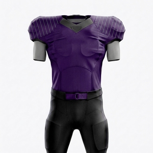 STAR SPEED Vente directe d'usine Uniforme de football américain Unisexe 100% polyester Séchage rapide Respirant Vêtements de sport à manches courtes - Product Image 1