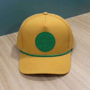 Gorra de Béisbol/Golf Personalizada de 5 Paneles, Perforada con Corte Láser, Logotipo Personalizado, Cierre a Presión, OEM, ODM, Marca Privada, Venta al Por Mayor, MOQ Bajo - Product Image 1