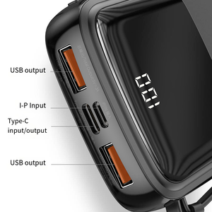 Baseus Q Electricity Usato Garantito 95% Nuovo Power Bank Ricarica Rapida con Doppia Uscita USB per Viaggi, Esterni e Emergenze - Product Image 3