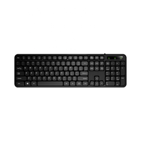 Fabricant de claviers personnalisés OEM ODM, 104 touches, taille standard, clavier filaire USB, touches chiclet, bureau, marque privée, vente en gros