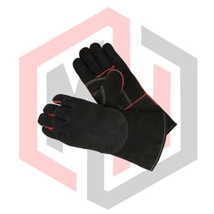 Guantes de Trabajo de Cuero con Parches, Resistentes al Calor y al Fuego, Antidesgarros, Sin Silicona - Product Image 4