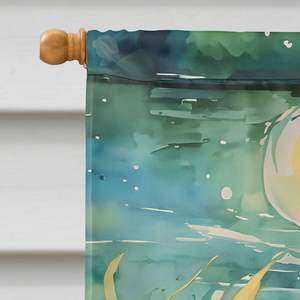 Cocodrilo decorativo patio Banner ilustraciones gran porche manga poste casa bandera Multicolor poliéster pared colgante casa tamaño - Product Image 3