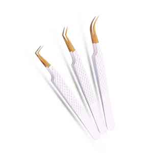 แหนบดึงขนตา DANTRIC IMPLANTS รุ่น DF-762 ทำจากเหล็กกล้าไร้สนิมคุณภาพสูง ปลายหยัก ทนทาน ขนาด 10 มม. สำหรับใช้กับคิ้ว - Product Image 1