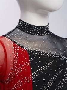 Vestidos de Patinaje Artístico para Niñas de 4 a 16 Años, Vestidos de Danza para Actuaciones en Escenario, Vestidos de Danza Lírica Moderna, Traje con Logotipo Personalizado - Product Image 3
