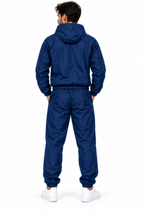 Custom Windbreaker Tracksuit Wholesale Casual hoodie <b>Joggers</b> Set Hot Selling custom WindBreaker solid color <b>Nylon</b>/Polyester sets - Product Image 4