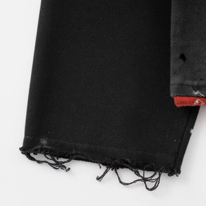 T-shirt Streetwear USA à manches longues, délavé à l'acide, avec strass et imprimé intégral effet vieilli, vintage, coupe oversize, en coton premium épais - Product Image 4