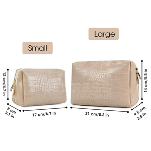 Wholesale Canvas Makeup Bag With logo Eco Friendly Cork Bag With Zipper Custom Natural Cork Cosmetic Bag Travel Gift Pouch - Product Image 2
