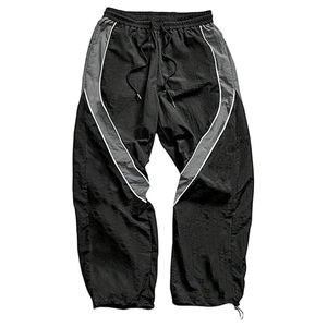 Pantalon de jogging pour homme, color block, léger, respirant, avec cordon de serrage, taille élastique, pantalon de sport décontracté - Product Image 2