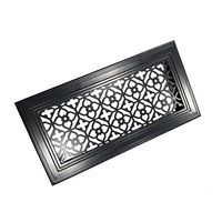 Grille de retour d'air décorative en alliage d'aluminium, grille de ventilation durable pour système de ventilation CVC