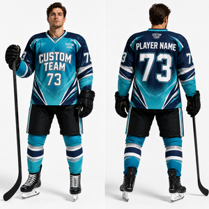 Conjunto de Uniforme de Hockey sobre Hielo Reversible, Jersey, Pantalones y Calcetines, Personalizable para Juego, Práctica, Temporada, Equipo, Competitivo, Recreativo, Reforzado - Product Image 5