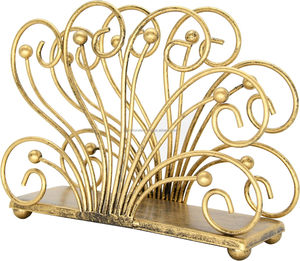 Porte-serviettes en métal de luxe, support de table moderne pour la maison, l'hôtel, le restaurant, design élégant, durable et écologique pour la salle à manger - Product Image 2