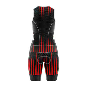 Ensemble de maillot et short de cyclisme pour femmes, léger, respirant, extensible dans quatre directions, séchage rapide, respectueux de l'environnement, taille plus, coupe-vent - Product Image 6