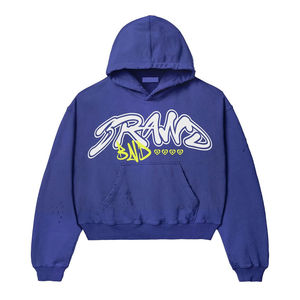 Chándal de Diseño Moderno de 500 g/m², Estilo Profesional, Lavado Ácido, Cómodo, con Estampado, en Oferta - Product Image 4