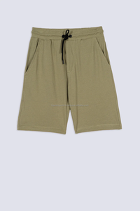 Pantalones Cortos Deportivos Elásticos Azul Marino para Hombre, de Secado Rápido, Tejido de Punto, Ropa Deportiva Informal con Cintura Elástica y Cordón Ajustable - Product Image 5