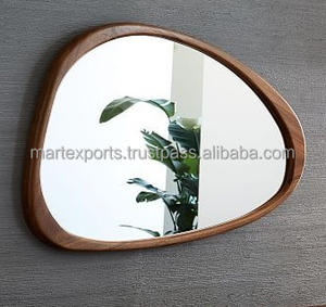 Espejo de pared de hierro redondo elegante moderno al por mayor 32 pulgadas hecho a mano diseño de lujo decoración del hogar - Product Image 4