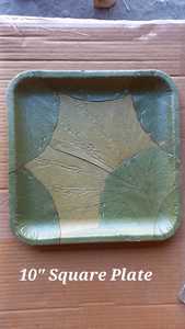 Assiettes jetables écologiques biodégradables traditionnelles en feuilles de salvia Arya Digital pour les traiteurs et les fêtes - Product Image 2