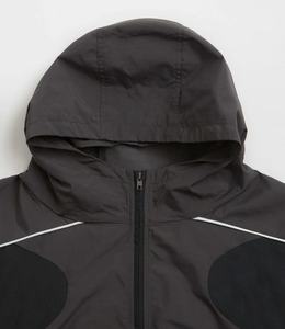 Veste coupe-vent en nylon imperméable de haute qualité, personnalisée, pour hommes, streetwear, mode, colorblock, course à pied, OEM - Product Image 6