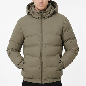 Men's Winter Puffer Jacket Hooded <b>Warm</b> Quilted Parka Coat Thickened Windproof Outdoor Outerwear Casual Padded Jacket Wholesale - Product Image 5