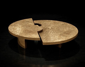 Wholesale Golden metal legs style Coffee <b>Table</b> living room furniture round modern <b>Decorative</b> Home <b>Decor</b> Modern Metal Side <b>Table</b> - Product Image 2