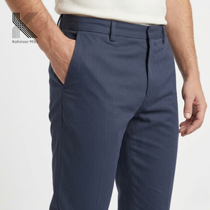 Pantalones Chinos de Cintura Media para Hombre, Corte Ajustado, Algodón y Elastano, Estilo Casual de Verano, OEM ODM - Product Image 2