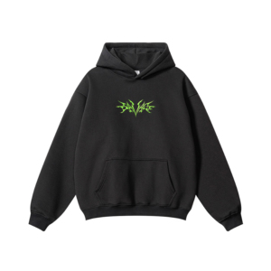 Sweat-shirts à capuche personnalisés en coton French Terry épais 500 GSM, délavés à l'acide, effet usé, pour hommes, impression sérigraphique - Product Image 5