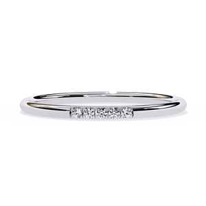 Superbe Bague de Fiançailles Solitaire en Diamant de Laboratoire, Luxueuse, Taille Brillant, Haute Performance Lumineuse, Éthique, Or 10K, IGI - Product Image 3