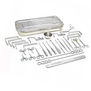 Juego de Instrumentos Quirúrgicos Reutilizables para Amigdalectomía y Adenoidectomía Canina, Caja de Esterilización de 30 Piezas, Kit Médico de Otorrinolaringología - Product Image 2