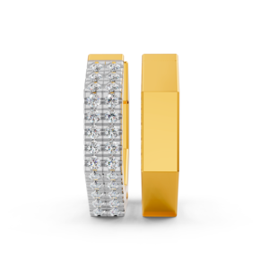 Pendientes de Oro Sólido de 14K, 9K, 10K y 18K con Diamantes de Laboratorio, Certificados por IGI, RJC, ODM, OEM, Fabricante de Joyería Fina Ética, Venta al por Mayor EA501896 - Product Image 1