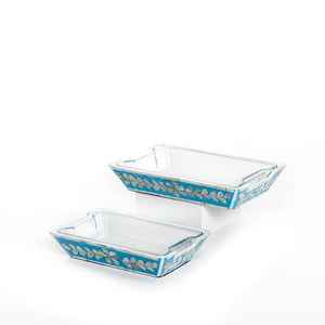 Bandeja y Platos Rectangulares de Nácar Hechos a Mano de Buena Calidad, Ecológicos, Aptos para Lavavajillas, Duraderos para Alimentos, Uso en Fiestas y en el Hogar - Product Image 3