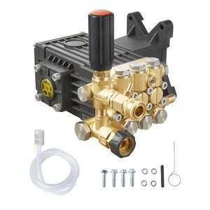 Pompa a Pistoni Triplex Orizzontale per Idropulitrice, Albero da 1 Pollice, 3600 PSI, 3.7 GPM, Ricambio per Attrezzature di Pulizia Idropulitrici - Product Image 1