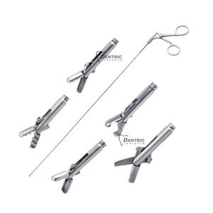 Pinzas para cuerpos extraños para histeroscopio 410mm, Kit quirúrgico endoscópico Clase II, Acero inoxidable de alta calidad, Manual, CE MOL General - Product Image 1