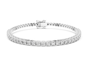 กำไลข้อมือเพชรแล็บทรงบริลเลียนต์ชุบทอง 14K 18K น้ำหนัก 1.95 กะรัต เครื่องประดับหรูหราสำหรับทุกเพศ เหมาะสำหรับเป็นของขวัญหมั้นและงานแต่งงาน ได้รับการรับรองจาก IGI - Product Image 3