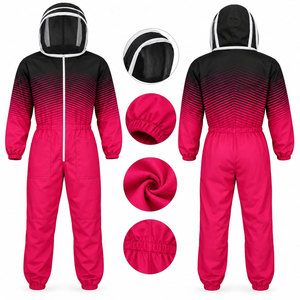 Combinaison d'apiculture respirante et ventilée, vêtement de travail durable et protecteur avec voile de protection à capuche pour apiculteurs et cueilleurs de miel - Product Image 1