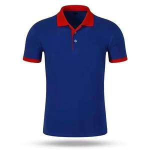 เสื้อโปโลถักไหมพรมสีพื้นเรียบง่าย สไตล์พื้นฐาน กระดุมติด ผ้าฝ้าย 100% แขนสั้น เสื้อสเวตเตอร์ผู้ชาย - Product Image 5