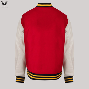 Trendy Oversized Varsity <b>Jacket</b> Streetwear Custom Logo Embroidery <b>Patchwork</b> Unisex Letterman Bomber <b>Jacket</b> Casual Outerwear - Product Image 3