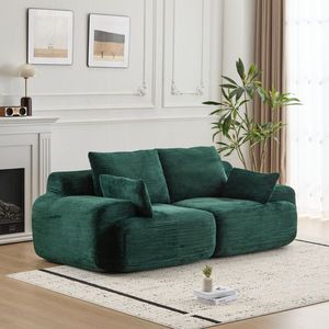 Sofá Modular Seccional Grande de 2 Plazas, Estilo Nube, con Espuma Viscoelástica, Apto para Mascotas, Sofá Comprimido para Sala de Estar, Patas en Forma de C - Product Image 1