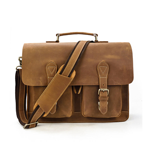 Porte-documents en cuir personnalisé pour homme, design fin, sac de transport pour ordinateur portable, sac à main de bureau haut de gamme - Product Image 5