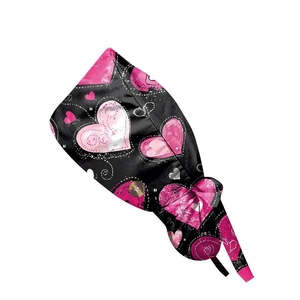 Gorros Médicos Unisex de Tela de Sarga de Algodón con Estampado de Dibujos Animados, con Detección de Agujas y Fusión sin Costuras para Uso Hospitalario por WARPRO INDUSTRY - Product Image 2