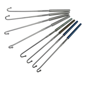 Juego de 8 Instrumentos Quirúrgicos de Gancho Uterino para Veterinaria, para Ovariectomía y Esterilización, de Acero Inoxidable Reutilizable - Product Image 2